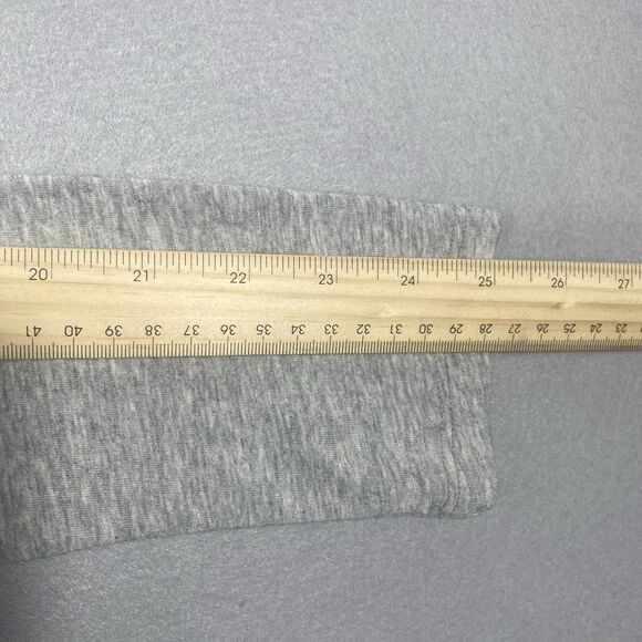 Theory Womens Gray Pima Cotton Long Sleeve Tee Shirt Sz M Made in Peru Basic - Picture 8 of 9